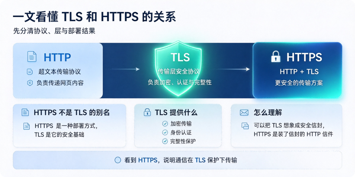 一文看懂TLS 和 HTTPS 的关系
