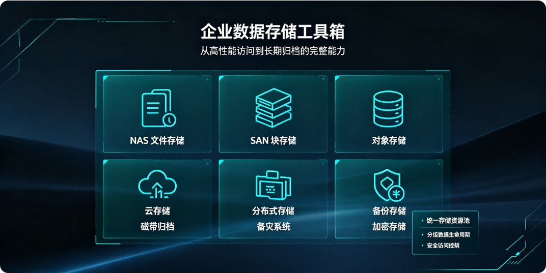 企业常用数据存储工具