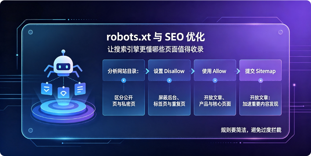 如何利用 robots.txt 文件来优化网站的 SEO