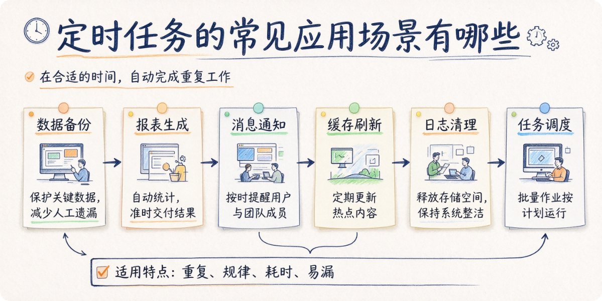 定时任务的常见应用场景有哪些