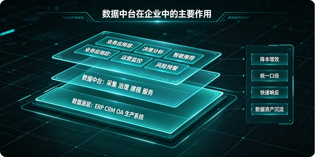 数据中台在企业中的主要作用
