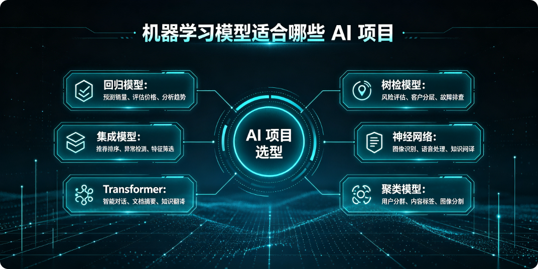 机器学习模型适合哪些 AI 项目