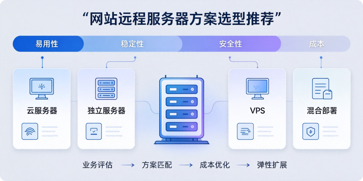 网站远程服务器方案选型推荐