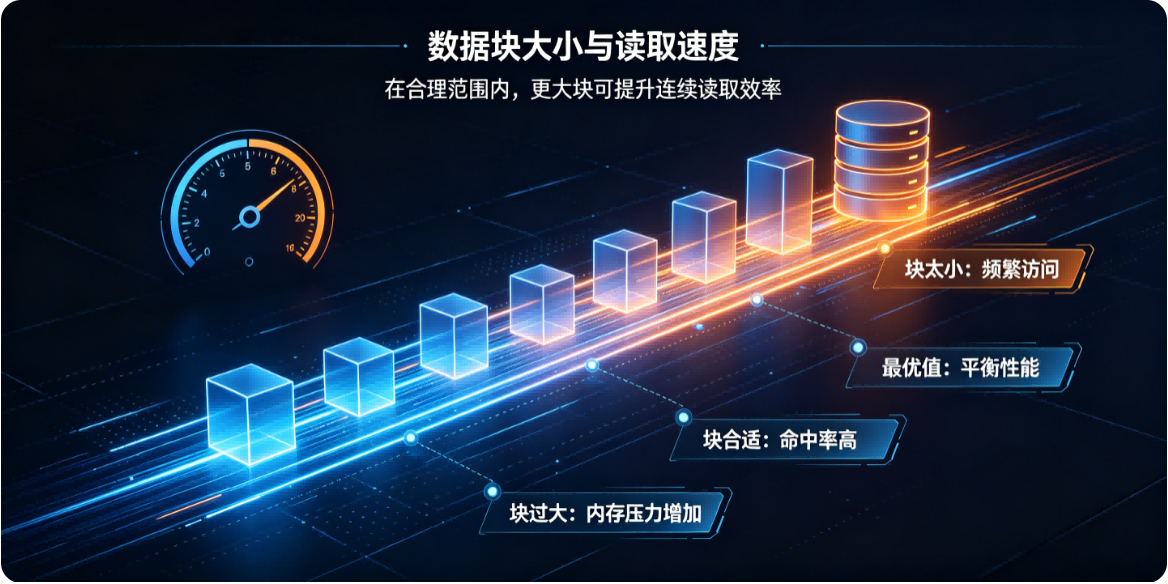 调整数据块大小提升数据库读取速度