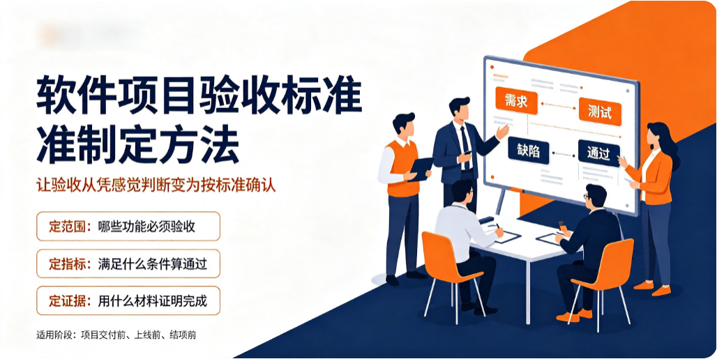 软件项目验收标准制定方法