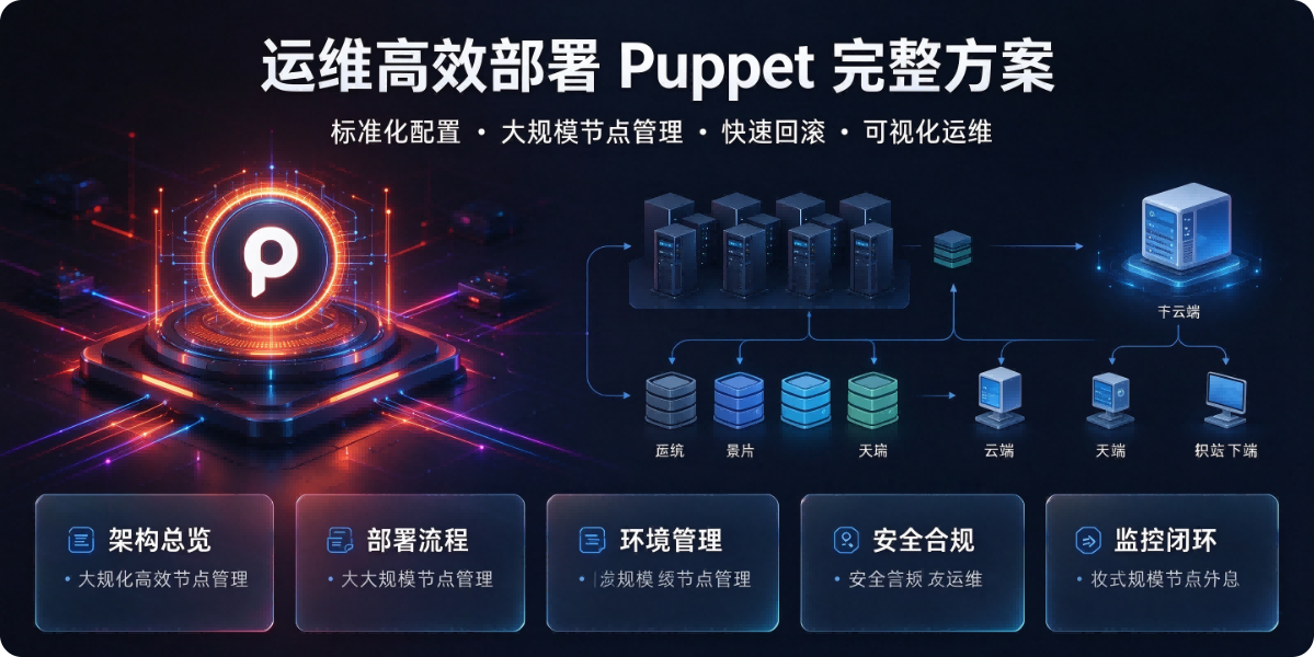 运维高效部署 Puppet 完整方案