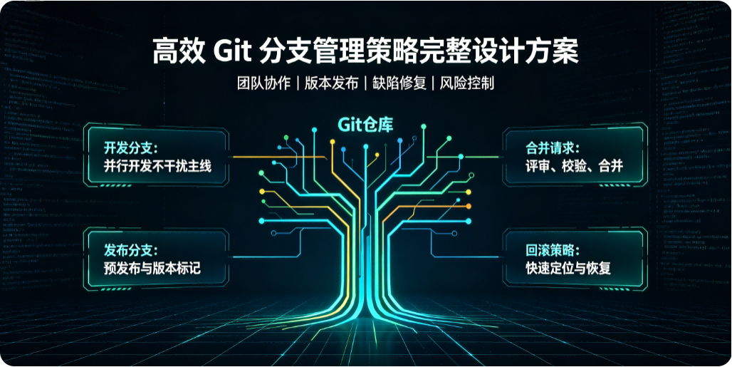 高效 Git 分支管理策略完整设计方案
