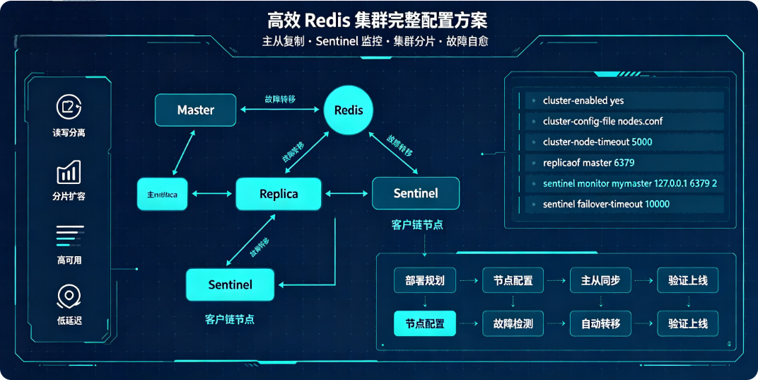 高效 Redis 集群完整配置方案