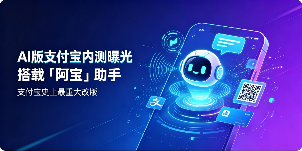 AI 版支付宝内测曝光搭载阿宝助手支付宝史上最重大改版-01-HZQR.png