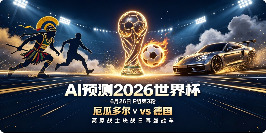 AI预测2026世界杯—6月26日 E组第3轮厄瓜多尔 vs 德国—01-YMbg.png