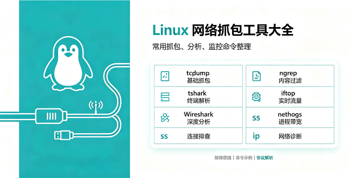 Linux 网络抓包工具大全