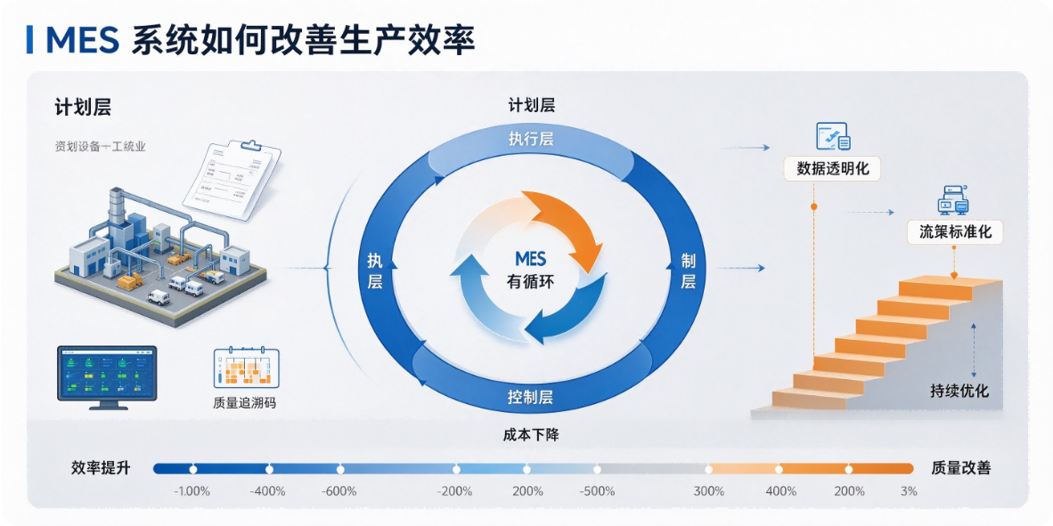 MES 系统如何改善生产效率