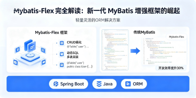 ⚡ Mybatis-Flex 完全解读：新一代 MyBatis 增强框架的崛起 - 小易撩挨踢